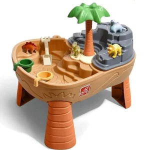 Фото стол для игр с песком и водой step 2 dino dig 76x75x84 см