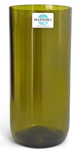 Ваза Mazhura скляна висока 21см, d9,8см (mz719924)