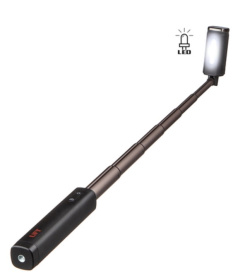 Фото монопод uft ss23 tokyo selfie stick black со вспышкой и bluetooth (uftss23)