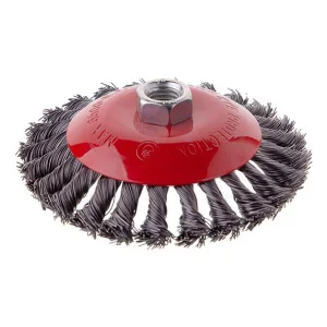 Щітка конусна Intertool М14 125мм (BT-4125)