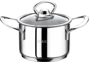 Каструля O.M.S. 12x8см 0,9л з кришкою (OMS 2008-12-0,9л)