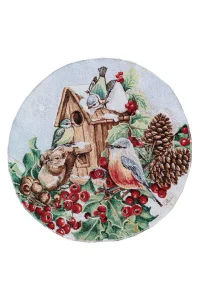 Серветка гобеленова Прованс Squirrel d35см (041747)