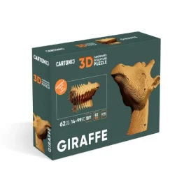 Фото картонный конструктор cartonic 3d puzzle giraffe (cartgir)