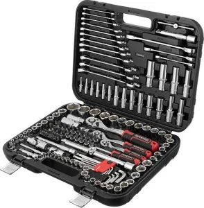 Набір інструментів Intertool STORM 1/2" 3/8" 1/4" 156шт (ET-8156)