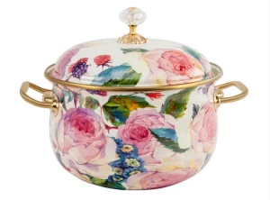 Каструля емальована Elmani з кришкою 6,1л, d24см, h13см (763-006)