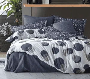 Комплект постільної білизни Cotton box Modern Orva Indigo 200x220см (CB_010077759)