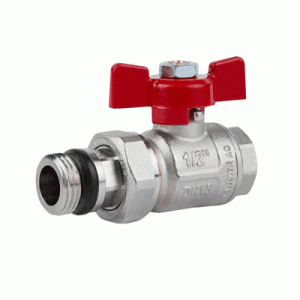 Кран шаровий Icma №348 1/2" з антипротічкою прямий (87348AD11)
