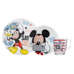 Набір посуду Luminarc Disney Party Mickey 3 предмети (5278N)