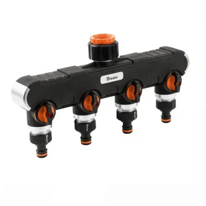 Распределитель с 4 кранами Bradas Black Line Heavy Duty (ECO-PWB3044)