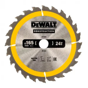 Пиляльний диск DeWALT CONSTRUCTION 165x20мм (DT1934)