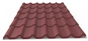 Металочерепиця PE Корея 0,45 Арсенал 15 RAL 3011