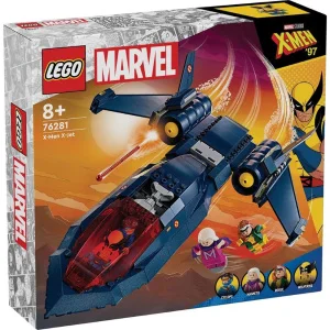 Фото конструктор lego marvel x-jet людей икс 359 деталей (76281)