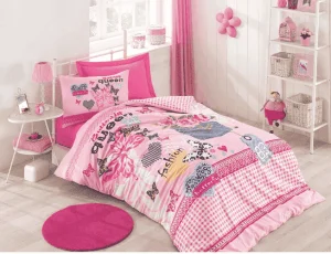 Комплект постільної білизни Cotton Box Queen Pembe 160x220см (CB_08007752)