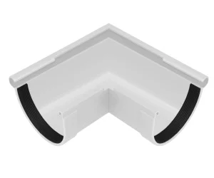 Кут зовнішній 90° RainWay 130 білий