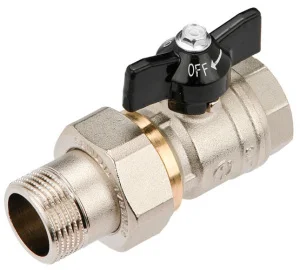 Кран шаровий з американкою General Fittings Standart 1" (7S00M5N101002A)
