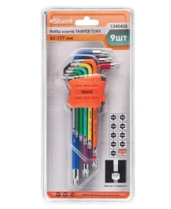 Набір ключів Sturm Tamper Torx 62-177мм 9шт (1340402)