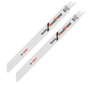 Пильні полотна для шабельної пилки Bosch S 1122 HF Flexible for Wood and Metal 2шт (2608656270)