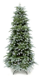Фото ель deluxe slim abies nordmann 185 см зеленая с инием