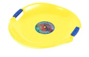 Санки-тарілка Plastkon Торнадо супер жовті