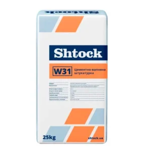 Штукатурка цементно-известковая Shtock W31 25кг