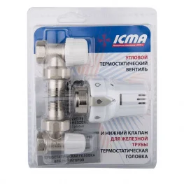 Термокомплект Icma №KTE985+775+815 1/2" прямой (KTE985775815AD)