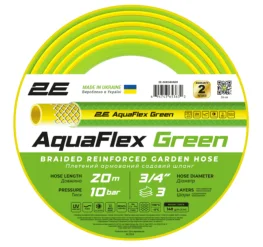 Шланг садовый 2Е AquaFlex Green 3/4“ 20м (2E-GHE34GN20)