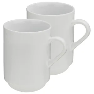 Набір чашок Kela Mattia білий 300мл 2 предмети (12749)