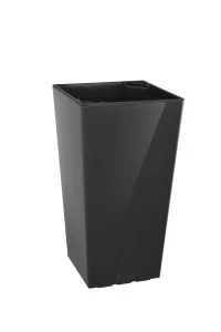 Вазон Plastkon Elise глянсовий 10,5 л антрацит