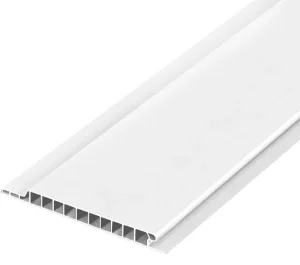 Вагонка пластиковая Decomax белая 7ммx100ммx6м