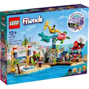 Фото конструктор lego friends пляжный парк развлечений 1348 деталей (41737)