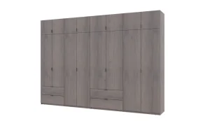 Шафа для одягу Doros Лукас Канноло/Канноло 4та4 ДСП 340х50х240 (42005249)