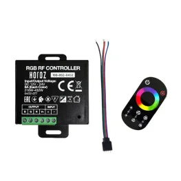 Фото контроллер rgb для ленты horoz electric controller rgb rf 216-432w 12v-24v ip20 (100-002-0432-010)