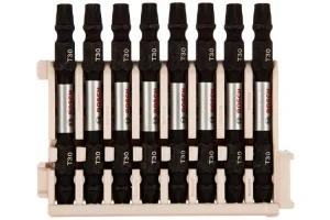 Набір біт ударних двосторонніх Bosch Impact Control 65мм T30/T30 8шт (2608522341)