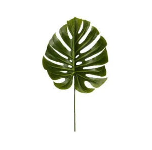 Фото искусственные листья engard monstera светлый 87см (dw-39)