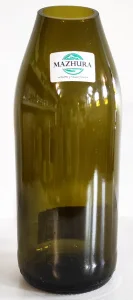 Ваза Mazhura скляна зі скосом 21,5см, d7,5см (mz7084782)