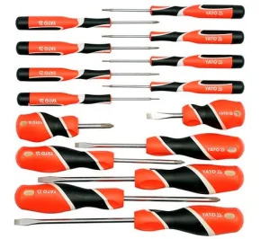 Комплект викруток YATO SL, PH, TORX 15 предметів (YT-25981)