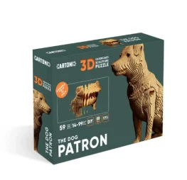 Фото картонный конструктор cartonic 3d puzzle patron, the dog (cartpatr)