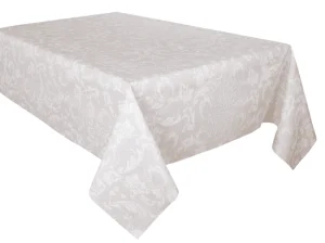 Скатертина водовідштовхувальна Lefard Ornamental blanco/gris 140х140см (715-292)