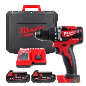 Дриль-шурупокрут з ударом акумуляторний Milwaukee M18 CBLPD-202C (4933464320)
