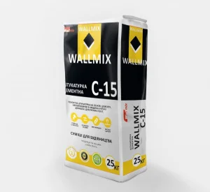 Штукатурка цементна Wallmix С-15 25кг