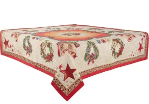 Фото скатерть lefard home textile nativity 100x100см (732-051)