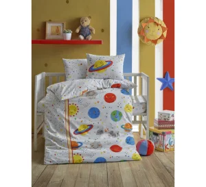 Комплект постільної білизни Cotton Box для новонароджених Gezegen 100x150см (CB_080077124)