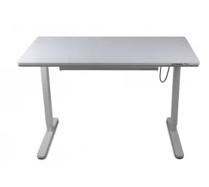 Фото регулируемый стол barsky standup white glass 1200x600мм (bst-12 new)