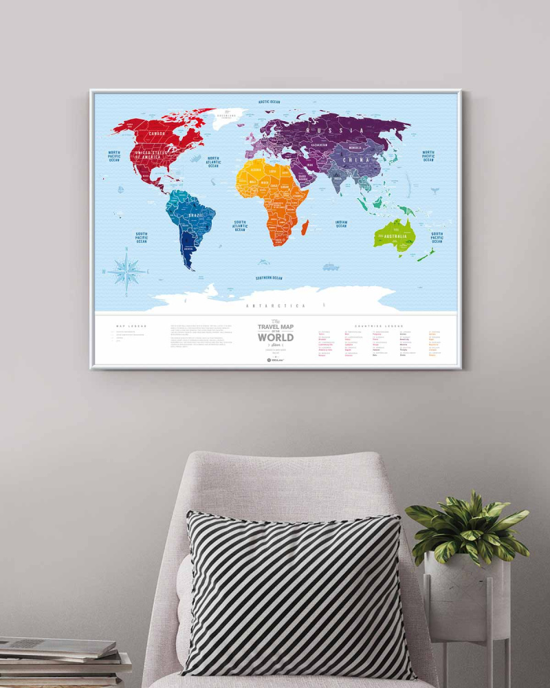     travel map silver world      (swf)