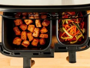 Фото мультипечь tefal dual easyfry&grill airfryer ey905d10