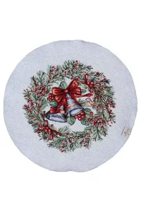 Серветка гобеленова Прованс Carousel d35см (041777)