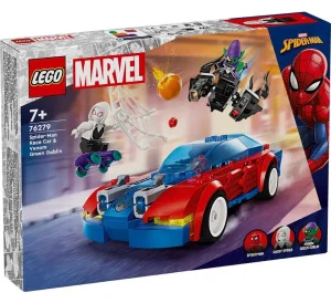 Конструктор Lego Marvel Автомобіль для перегонів Людини-Павука й Зелений Гоблін з отрутою Венома 227 деталей (76279)