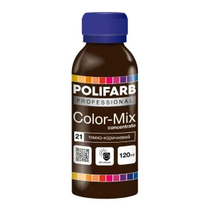 Колорант Polifarb Color-Mix 21 темно-коричневый 120 мл