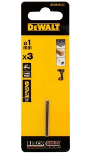 Набір свердл DeWALT Bkack and Gold HSS-G 1x12x34мм 3шт (DT20510)