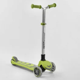 Самокат трехколесный Best Scooter салатовый (Y-00436)